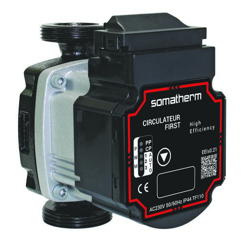 Circulateur chauffage automatique 1'' (26/34) - 130 mm - Somatherm